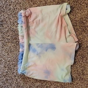 Pastel Tie dye shorts
